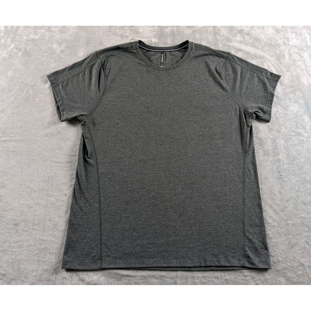 Ten Thousand The Durable Shirt Mens XL Gray Short Sleeve Training Performance